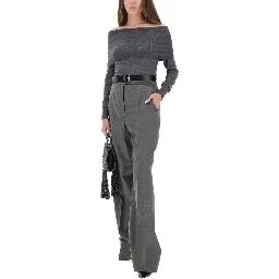 FLANNEL PANTS WITH BELT
