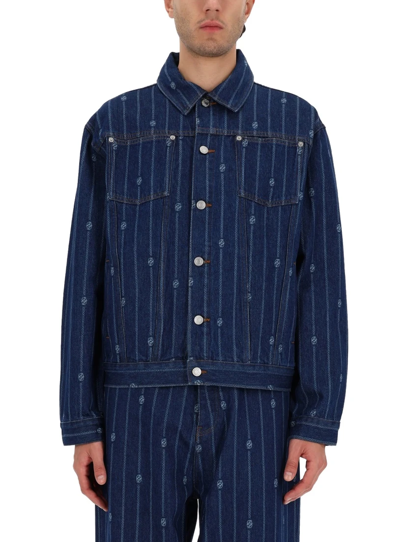 "DENIM MONOGRAMME" JACKET