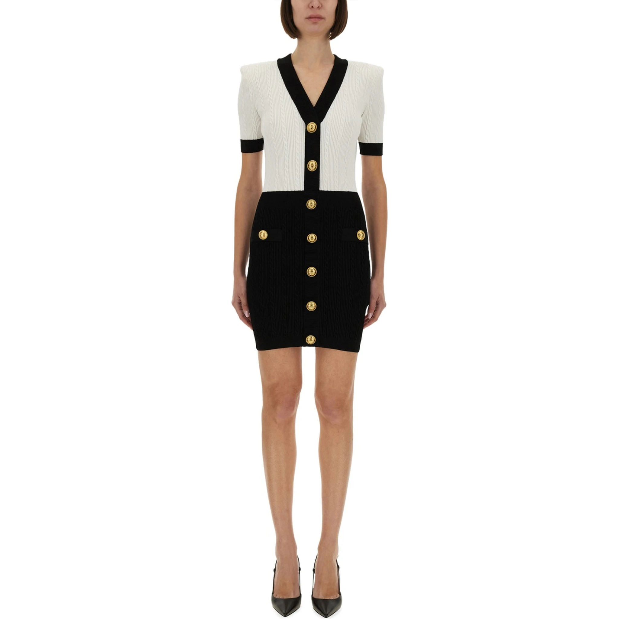 TWO-TONE "BODYCON" DRESS