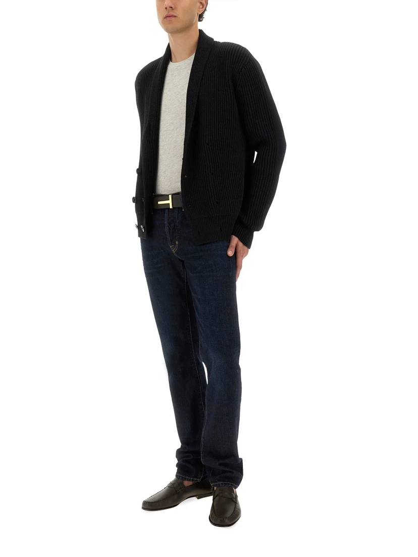 DOUBLE-BREASTED CARDIGAN