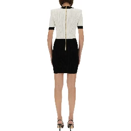 TWO-TONE "BODYCON" DRESS