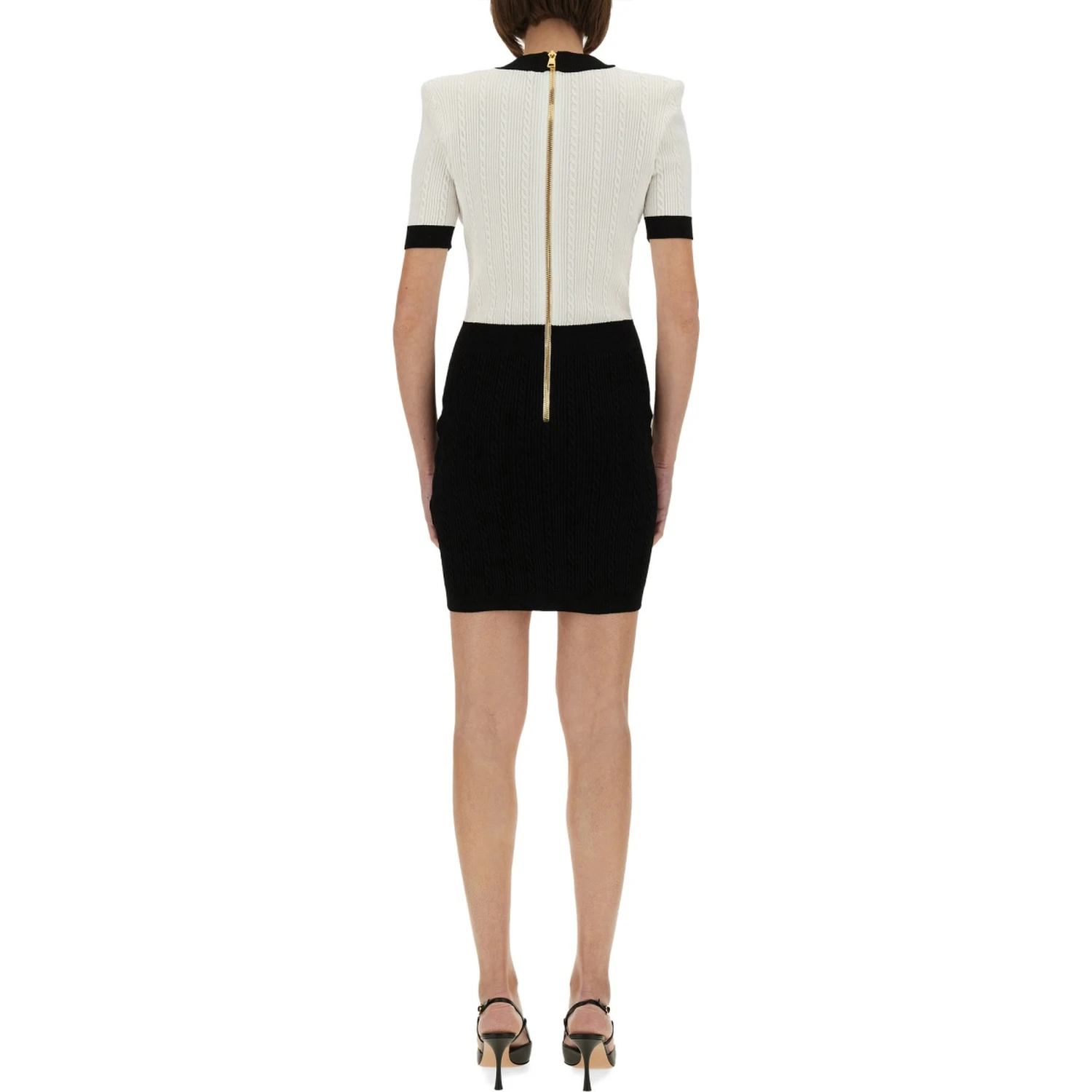 TWO-TONE "BODYCON" DRESS