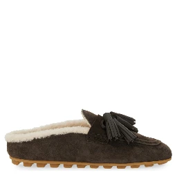SUEDE SLIPPER LOAFER
