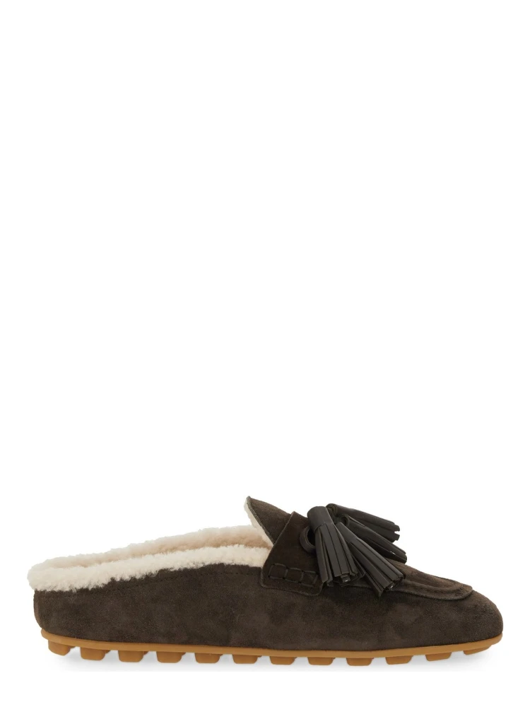 SUEDE SLIPPER LOAFER