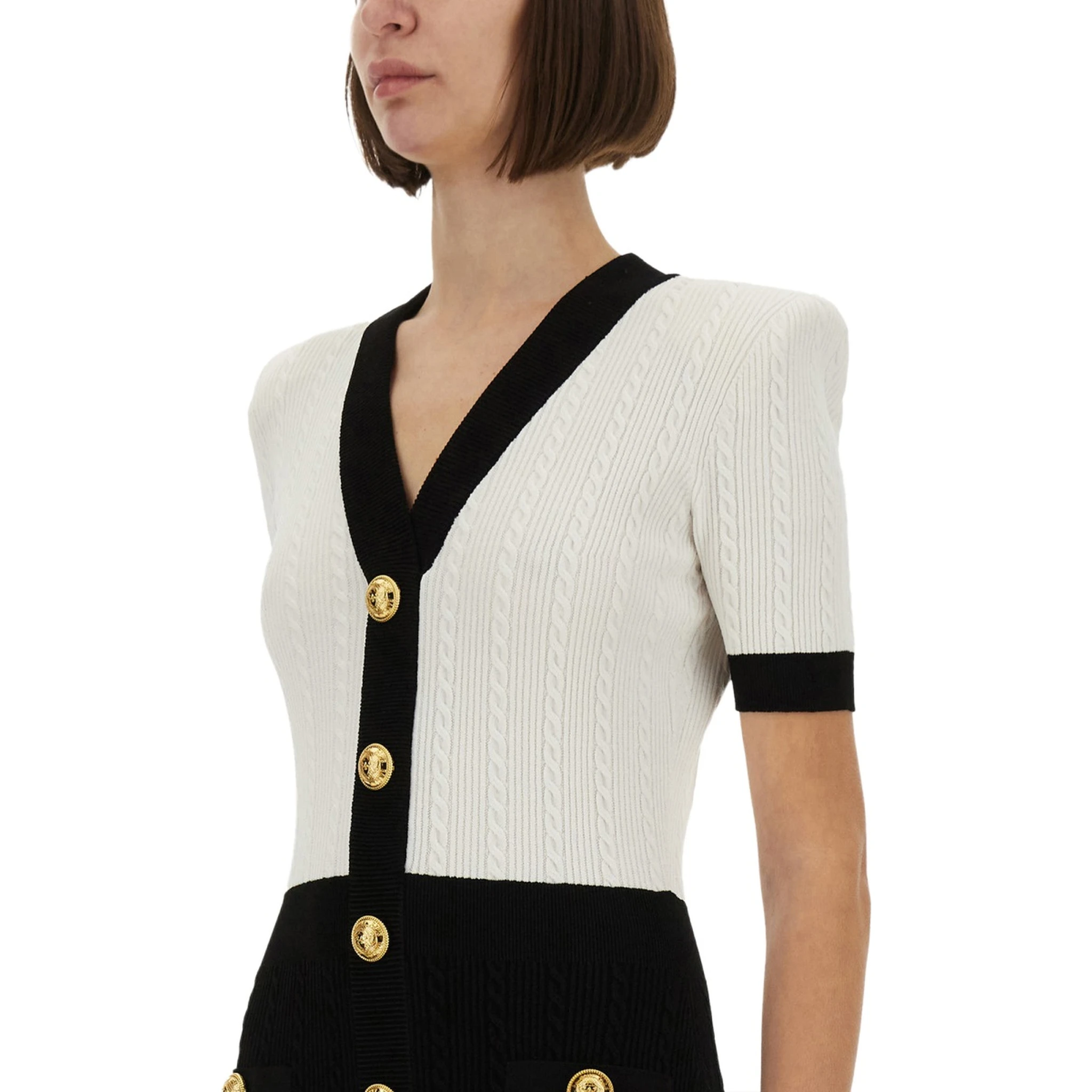 TWO-TONE "BODYCON" DRESS