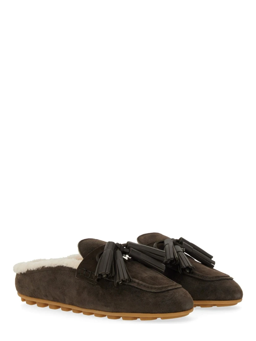 SUEDE SLIPPER LOAFER