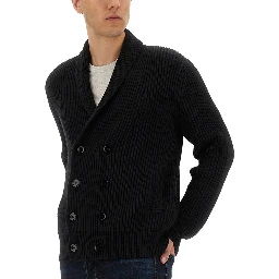 DOUBLE-BREASTED CARDIGAN