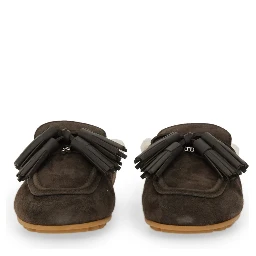 SUEDE SLIPPER LOAFER