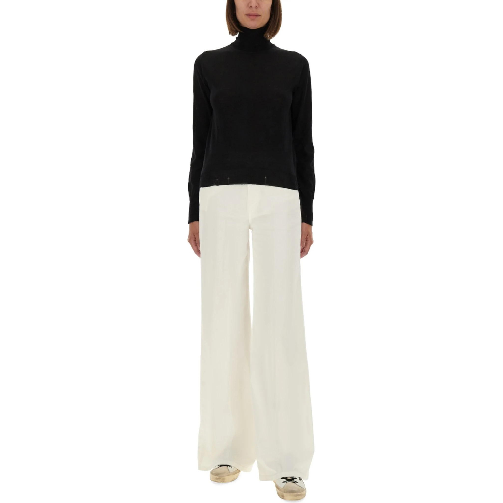 WORN EFFECT WOOL SWEATER