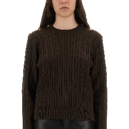 WOOL SWEATER WITH BUTTON DETAIL