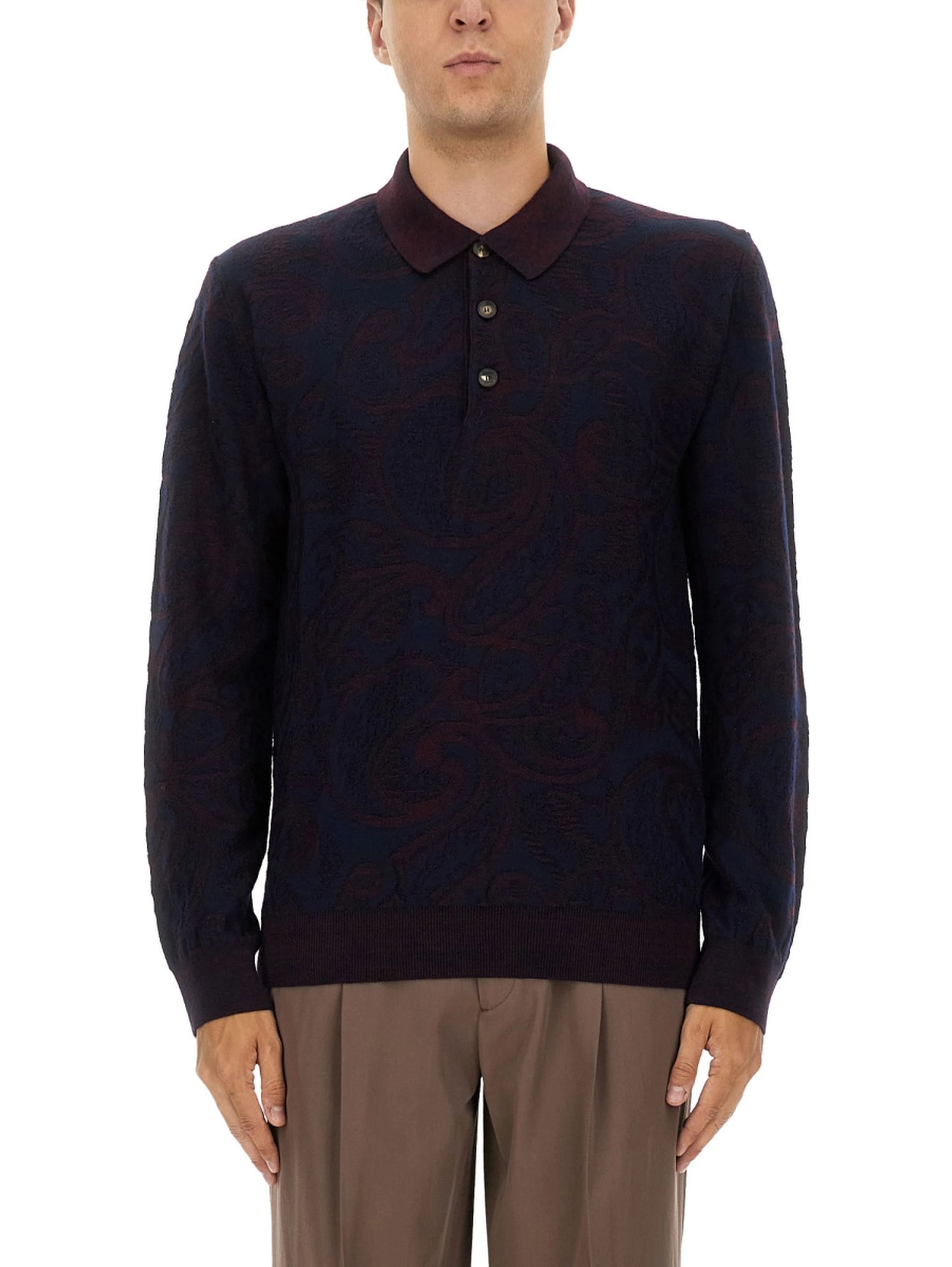 LONG-SLEEVED POLO SHIRT