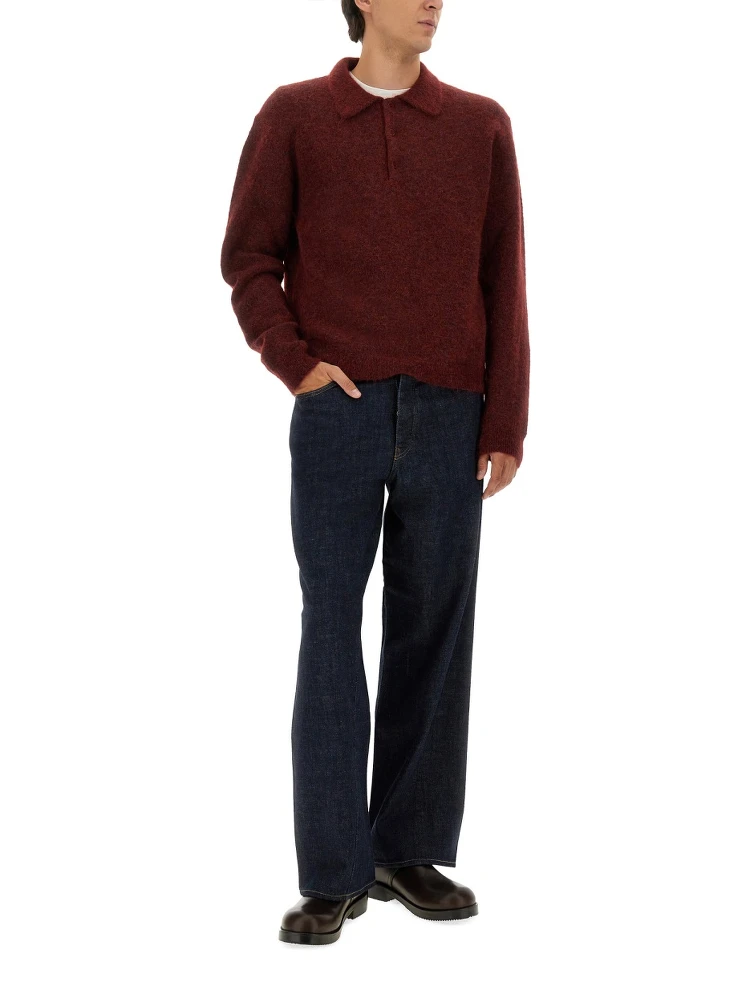 WOOL SWEATER WITH POLO COLLAR alternative