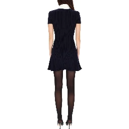 MINI DRESS WITH CONTRASTING COLLAR