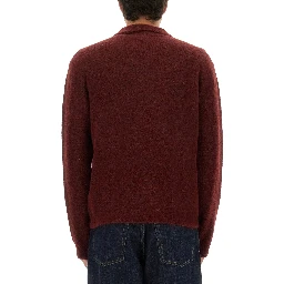 WOOL SWEATER WITH POLO COLLAR