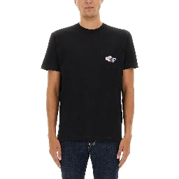 T-SHIRT WITH POCKET AND LOGO