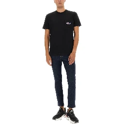 T-SHIRT WITH POCKET AND LOGO