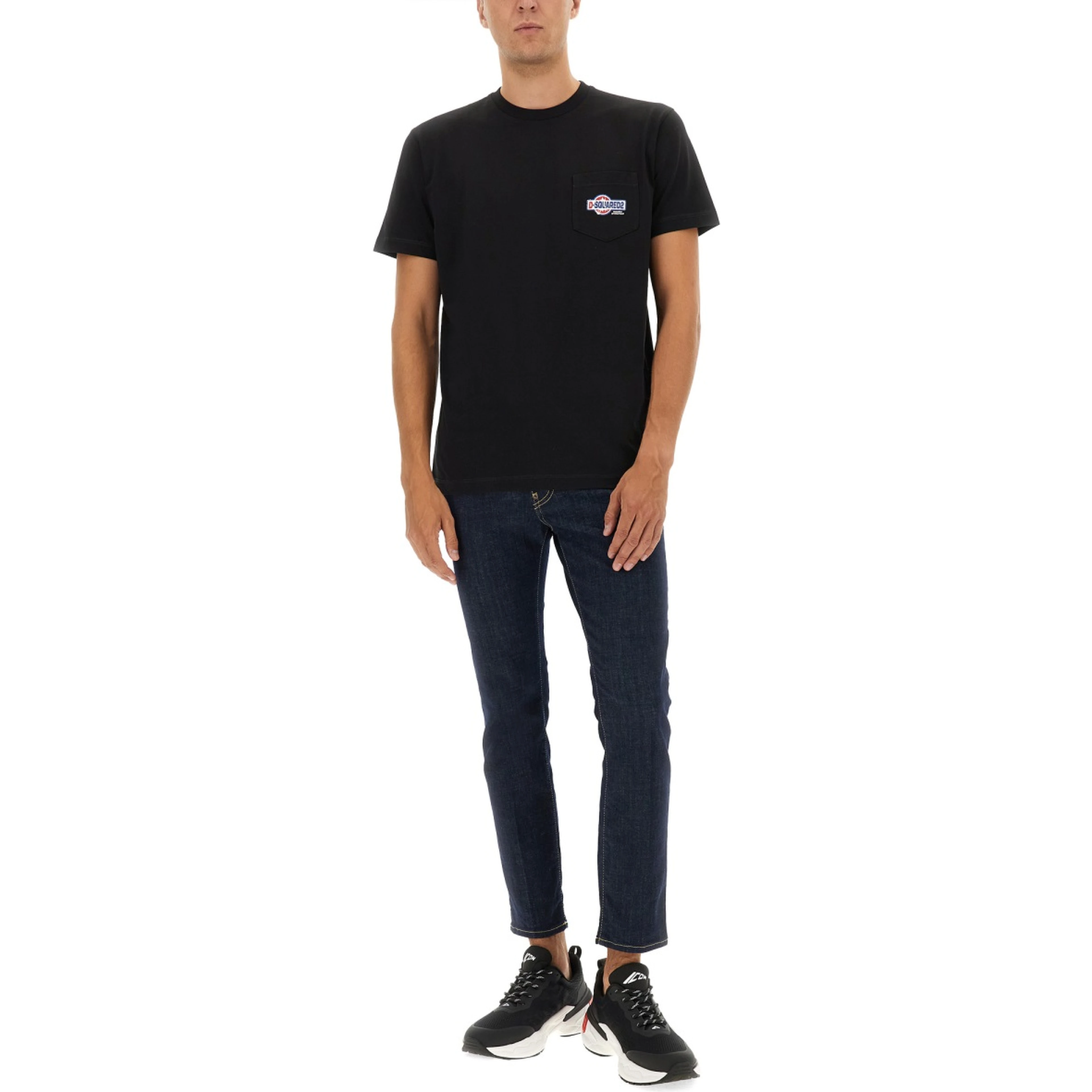 T-SHIRT WITH POCKET AND LOGO