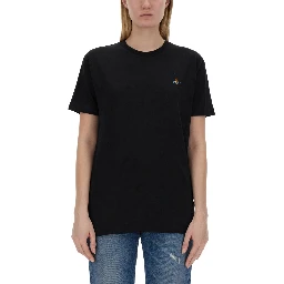 T-SHIRT WITH ORB EMBROIDERY