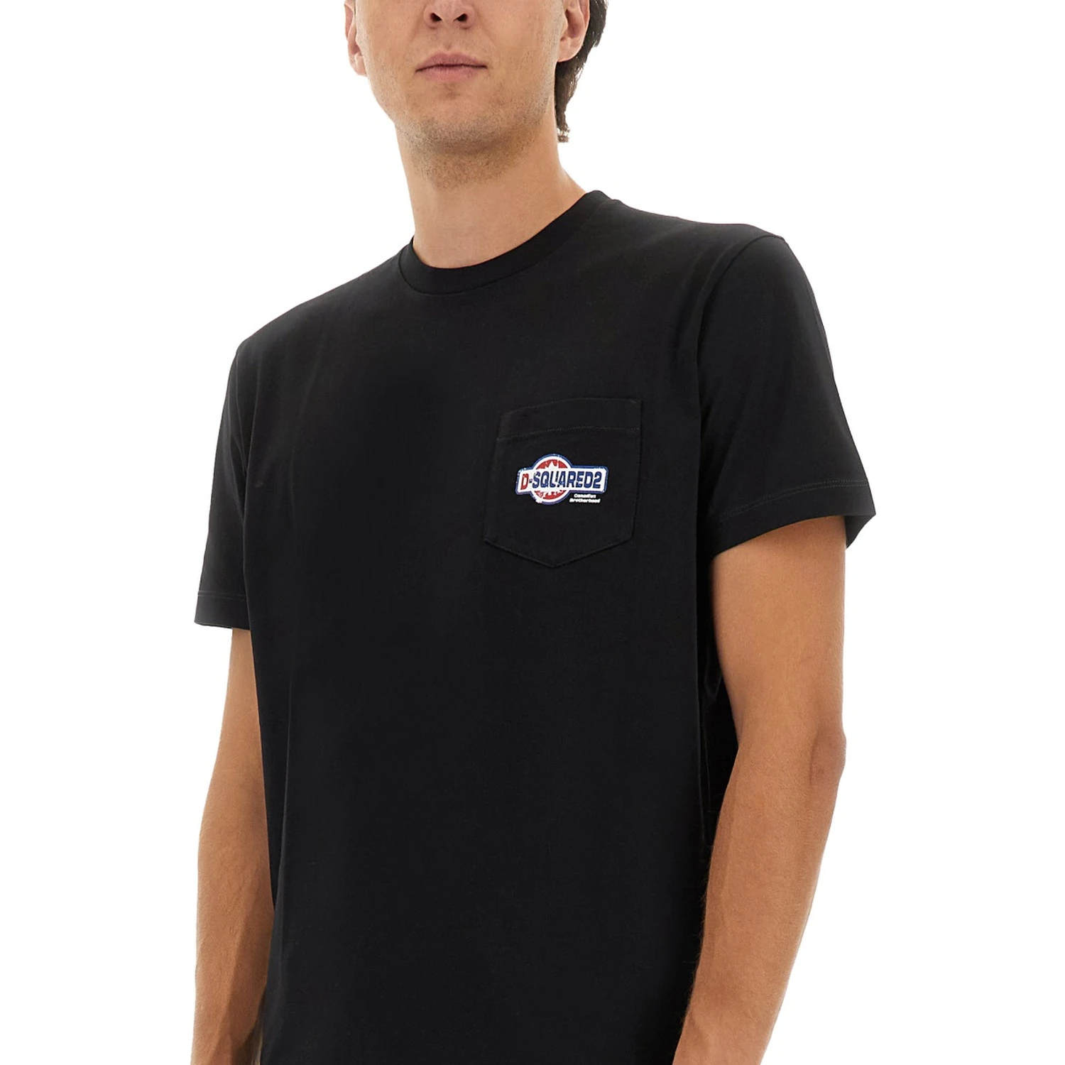 T-SHIRT WITH POCKET AND LOGO