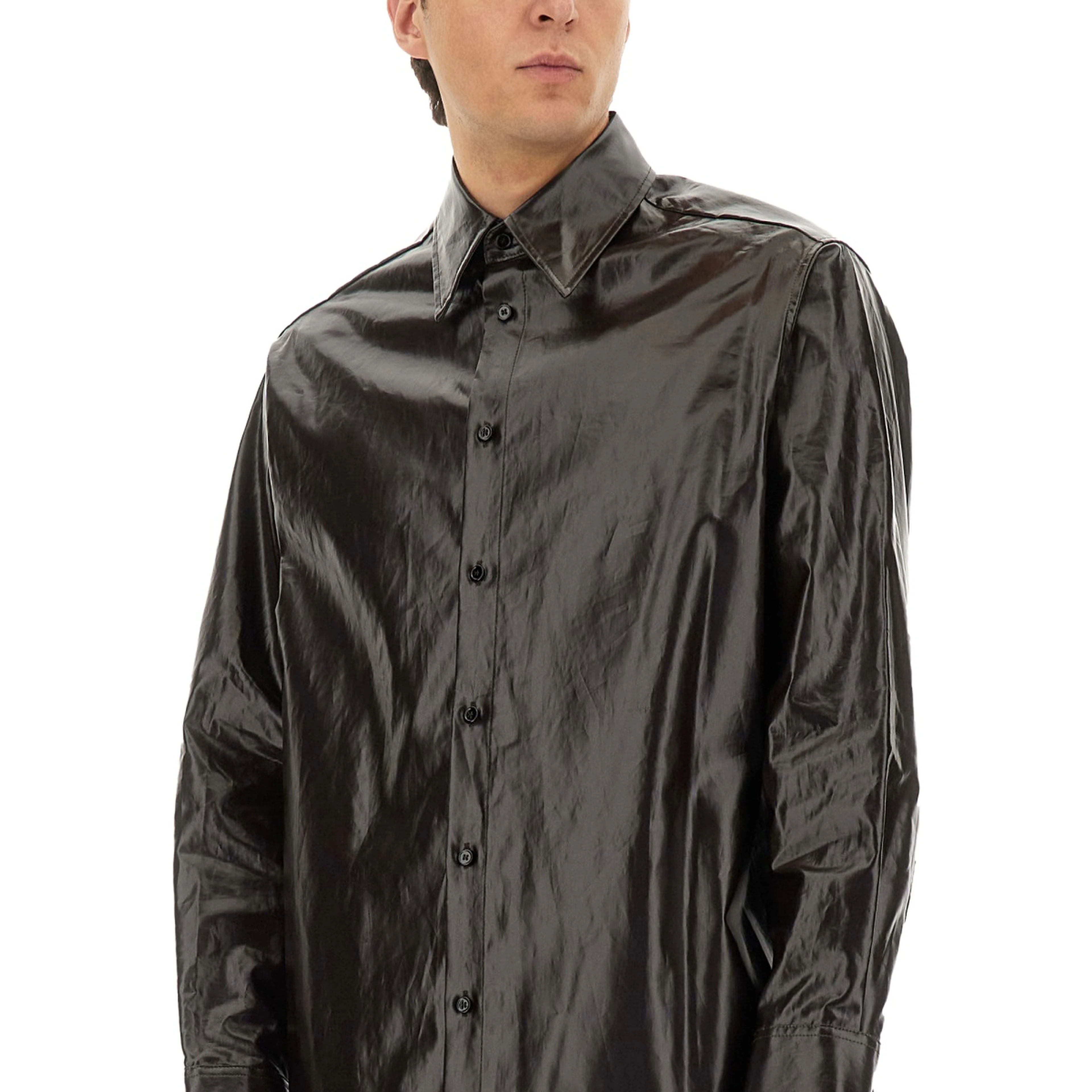 SHINY LINEN SHIRT