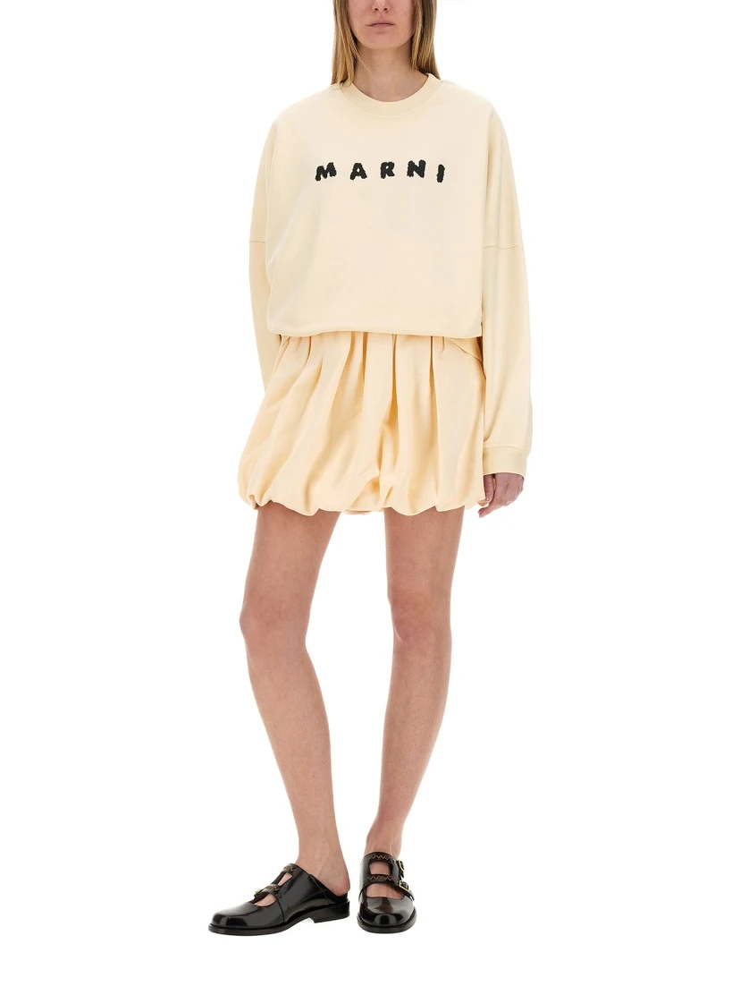COTTON SWEATSHIRT WITH PRINT