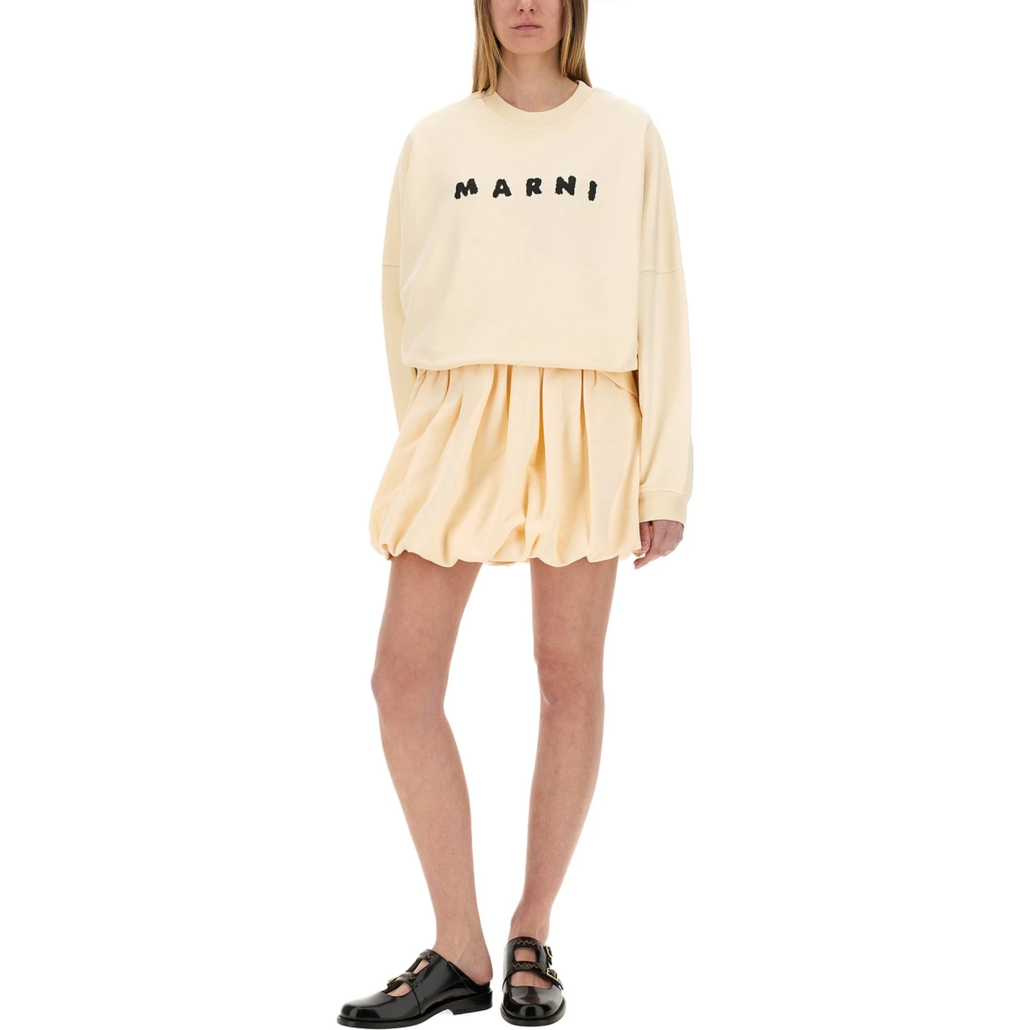 COTTON SWEATSHIRT WITH PRINT