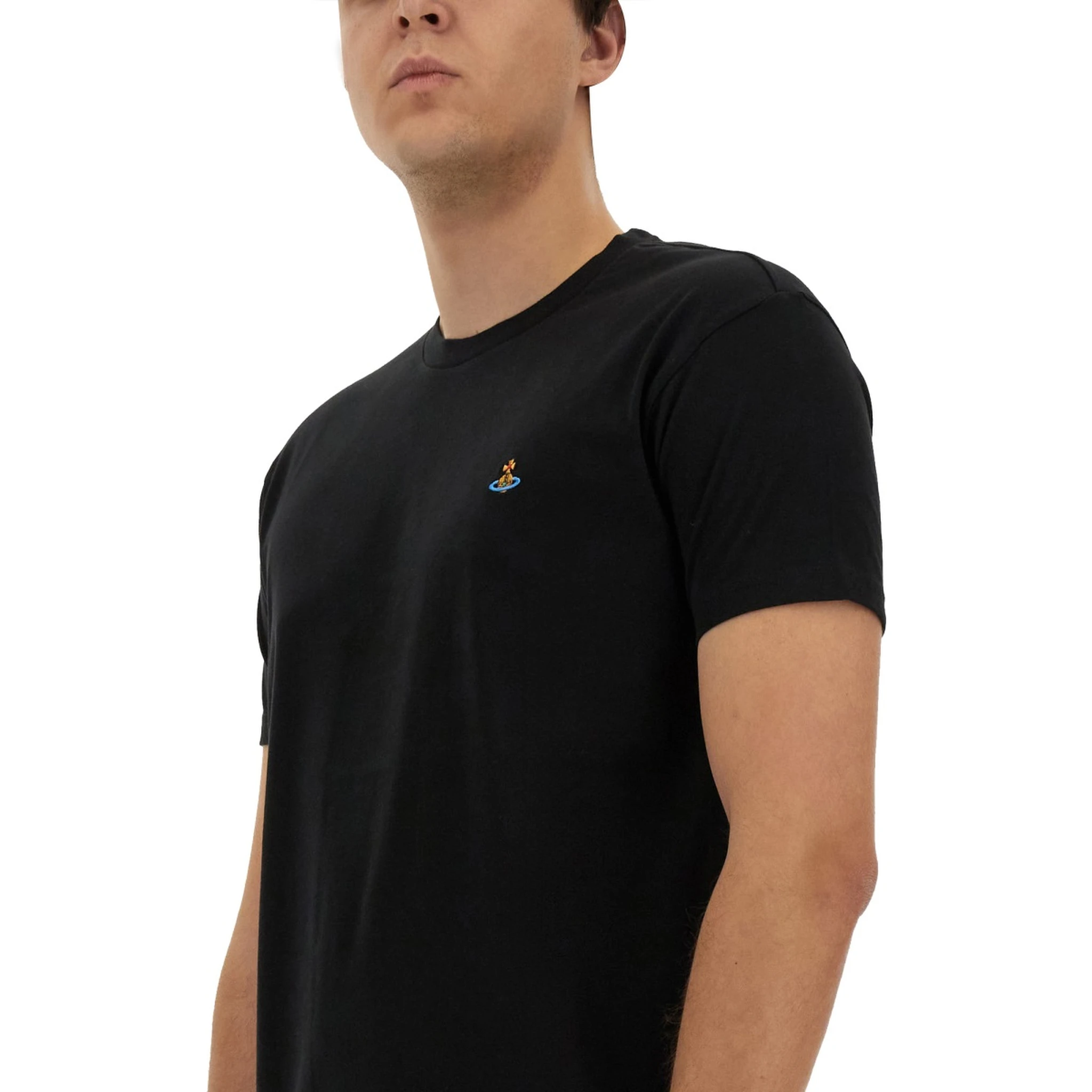 T-SHIRT WITH ORB EMBROIDERY