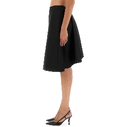 FLARED MIDI SKIRT