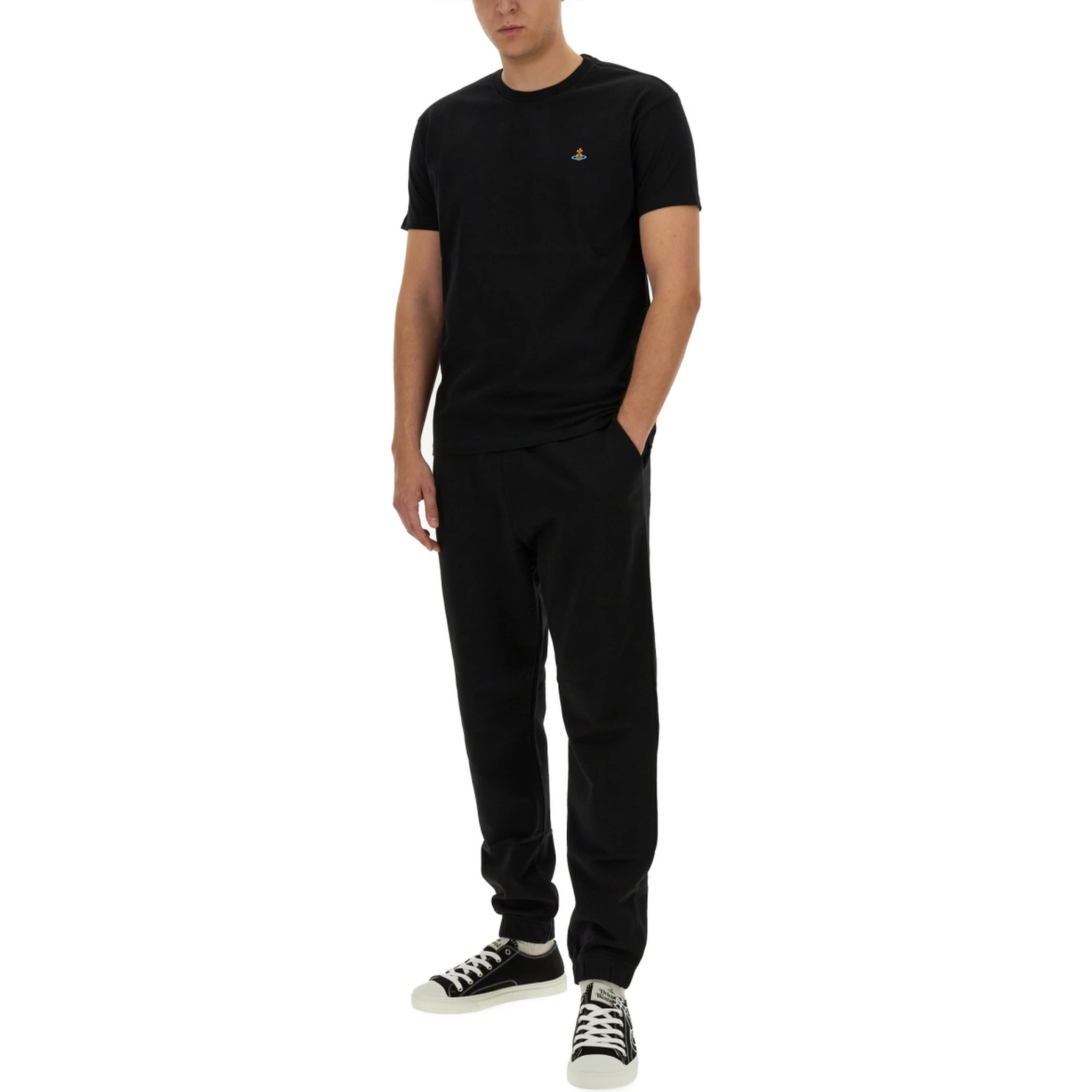 T-SHIRT WITH ORB EMBROIDERY