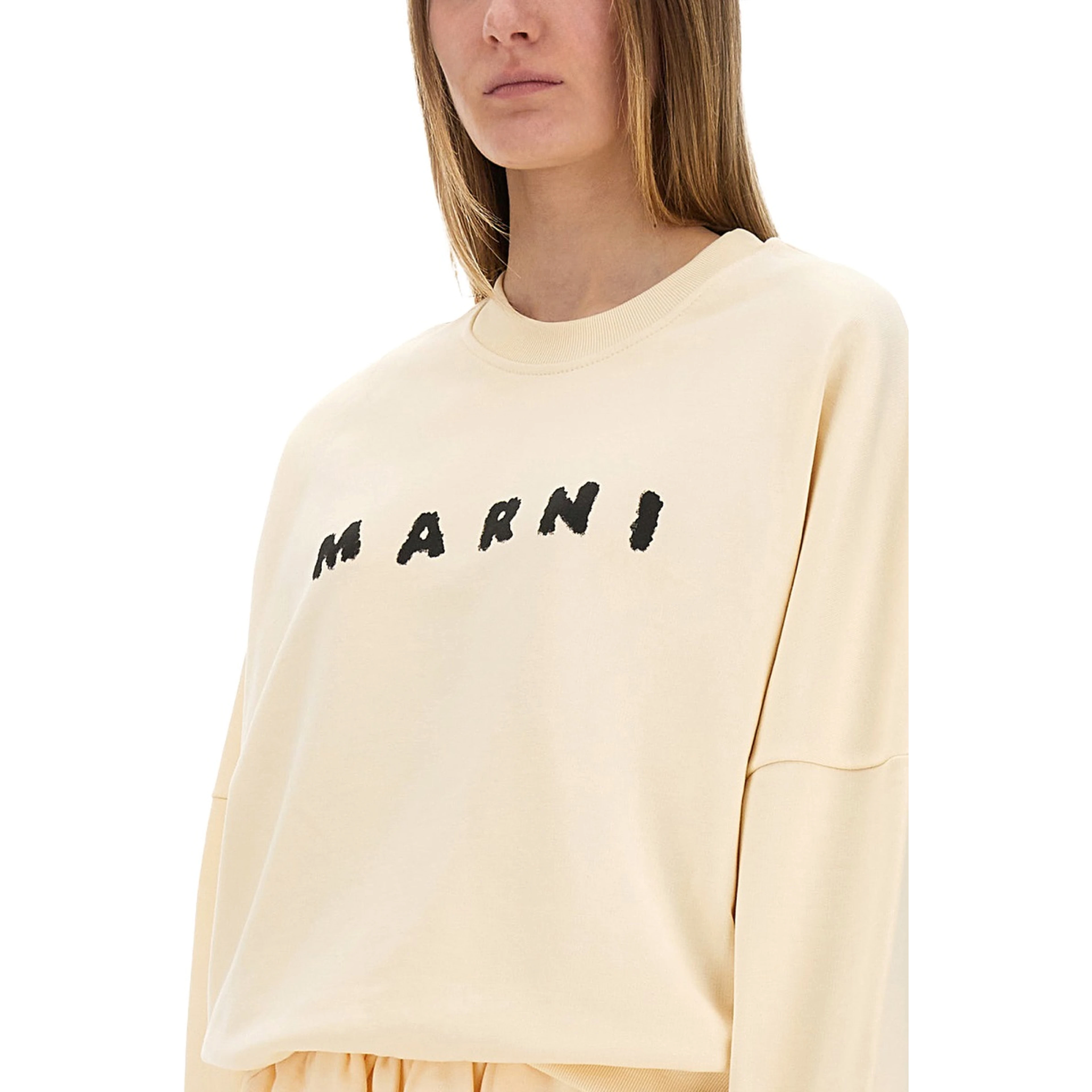 COTTON SWEATSHIRT WITH PRINT