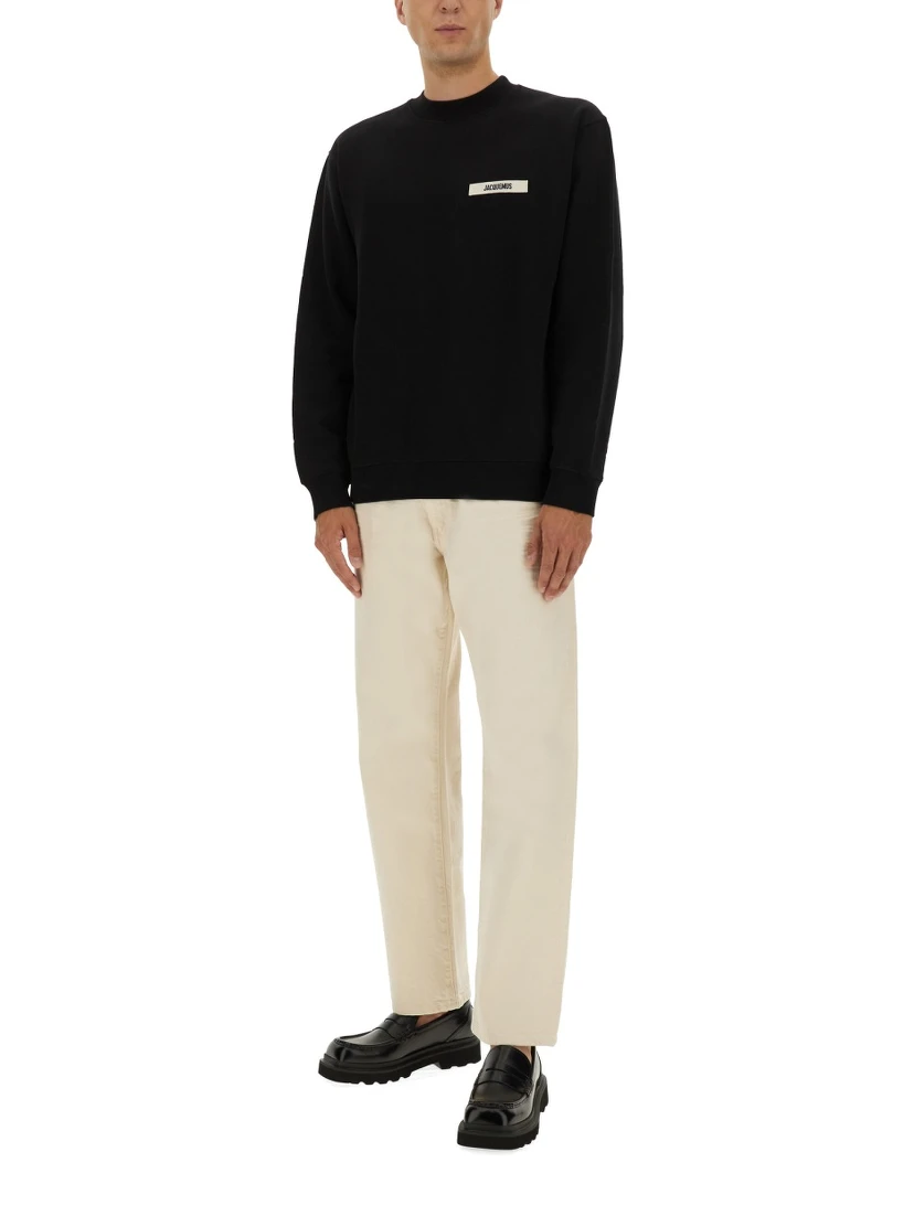 GROSGRAIN LOGO SWEATSHIRT