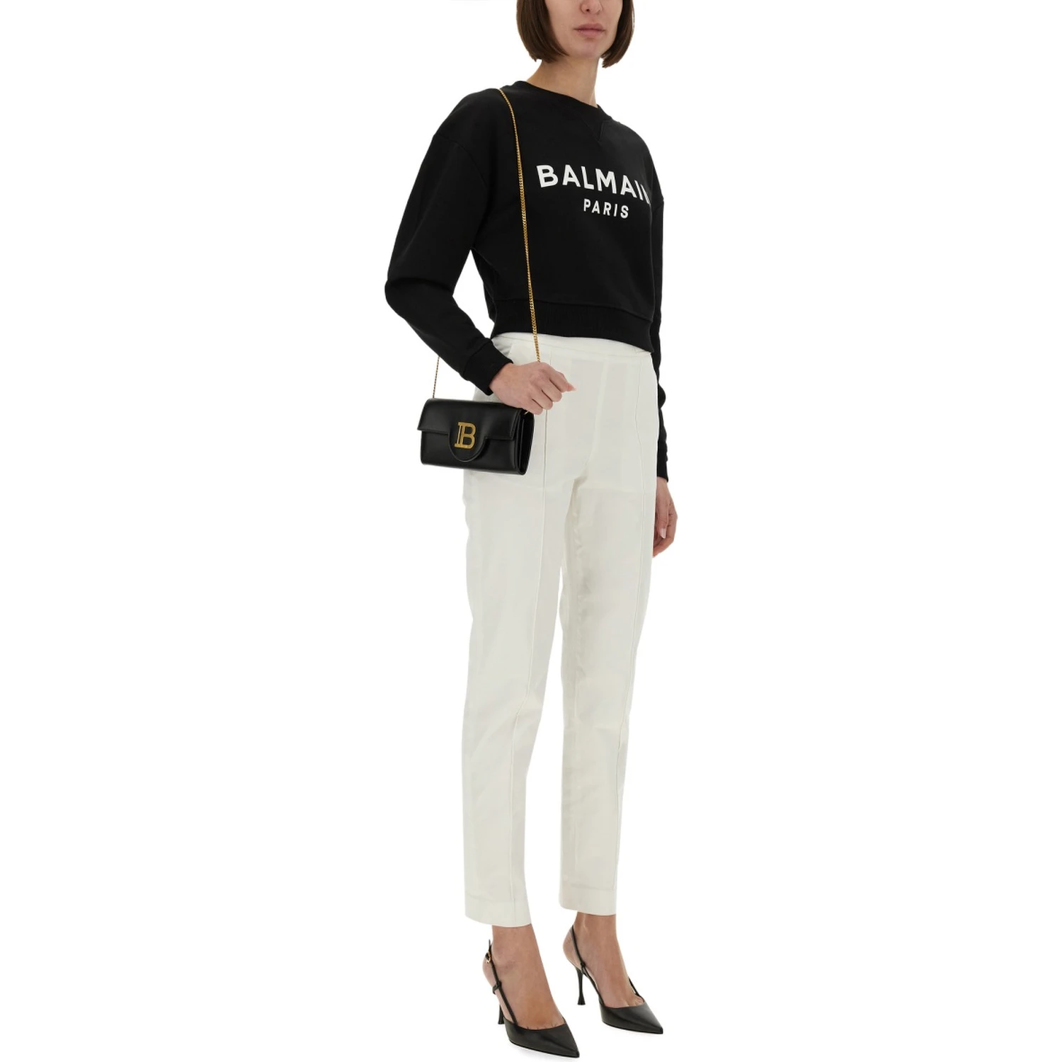 SWEATSHIRT WITH LOGO PRINT
