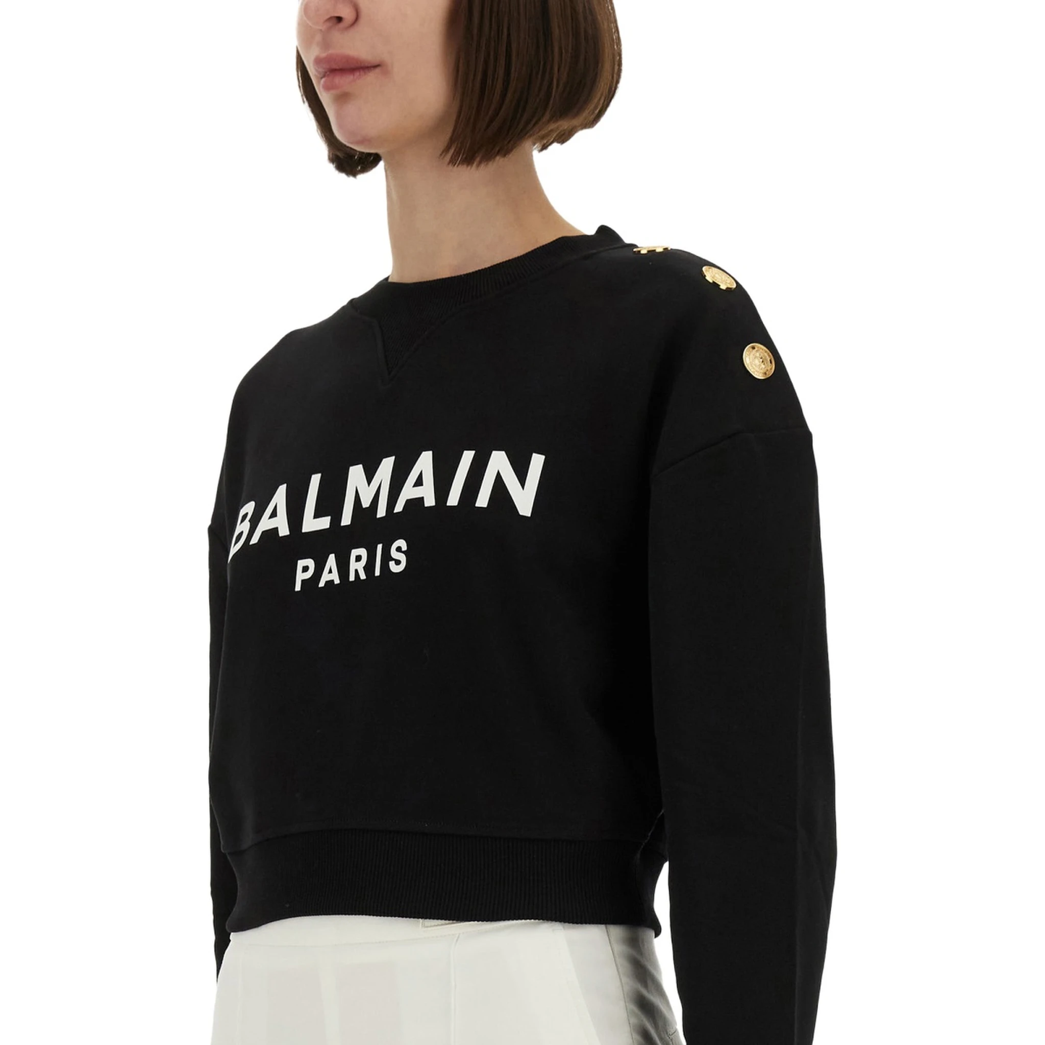 SWEATSHIRT WITH LOGO PRINT