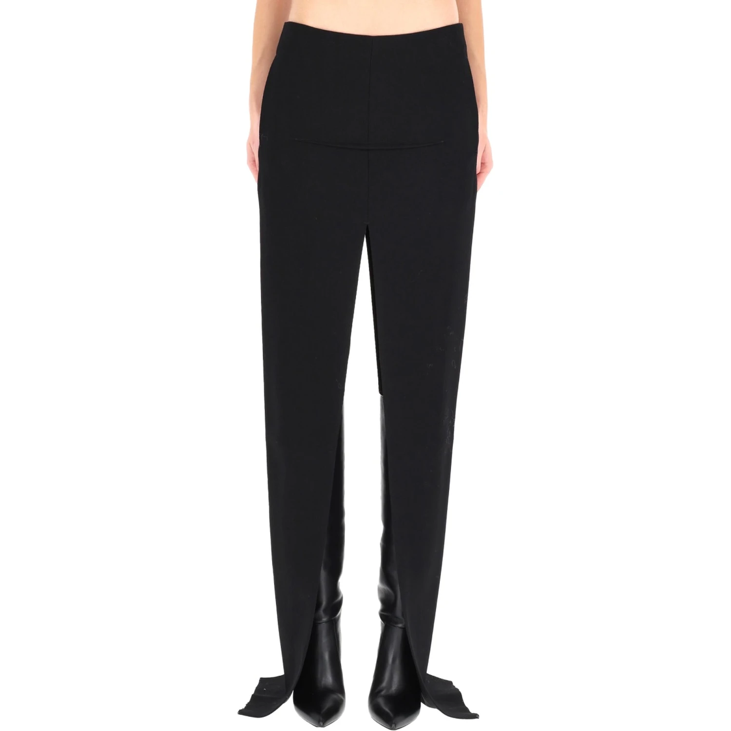 LONG SKIRT WITH CENTER SLITS