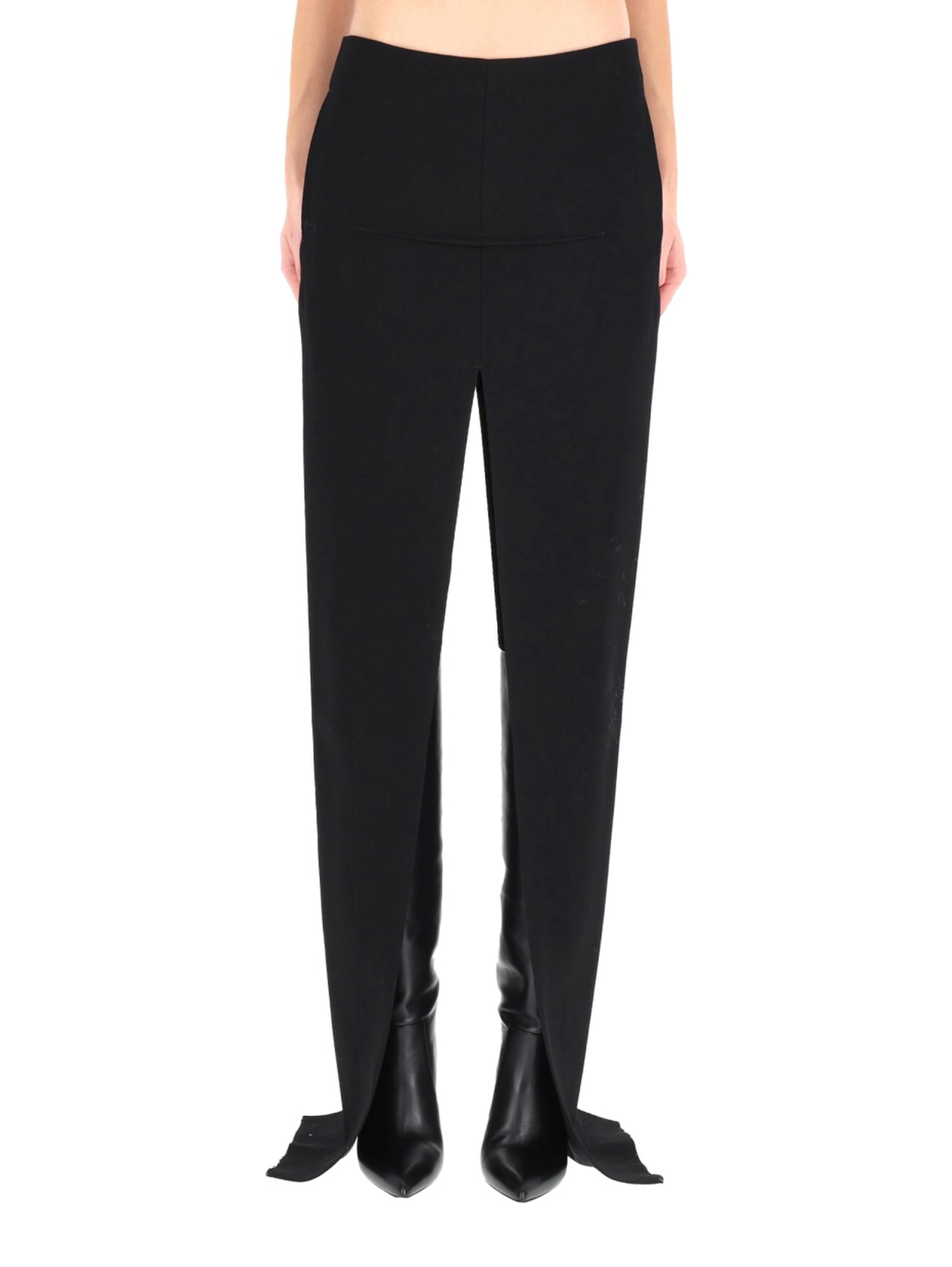 LONG SKIRT WITH CENTER SLITS