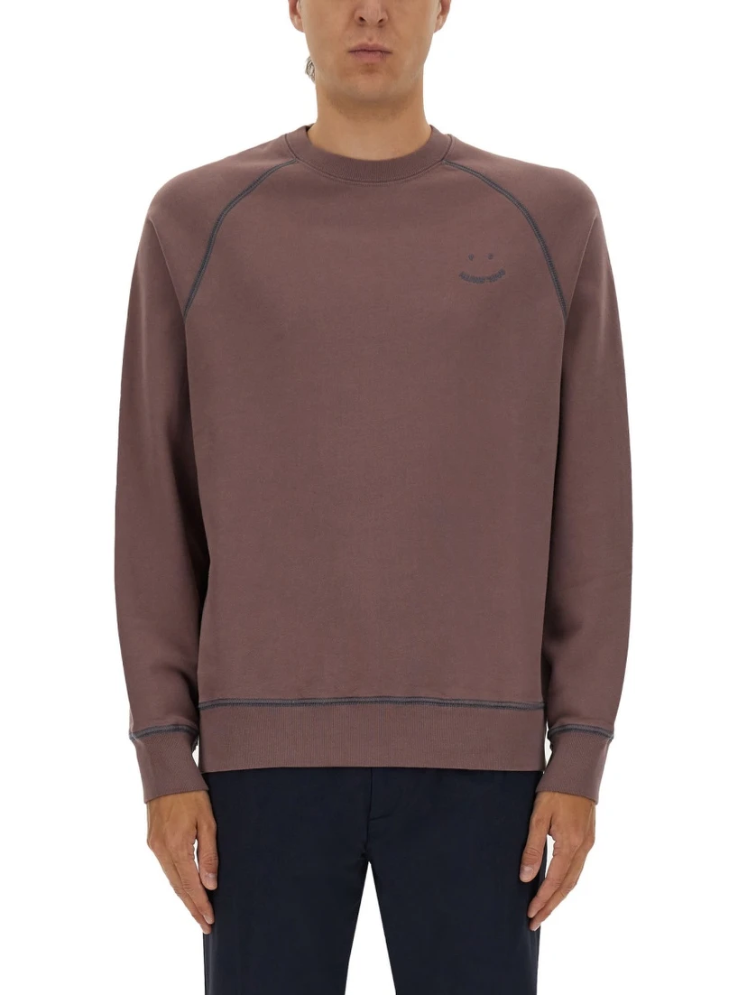 SWEATSHIRT WITH EMBROIDERY PS HAPPY
