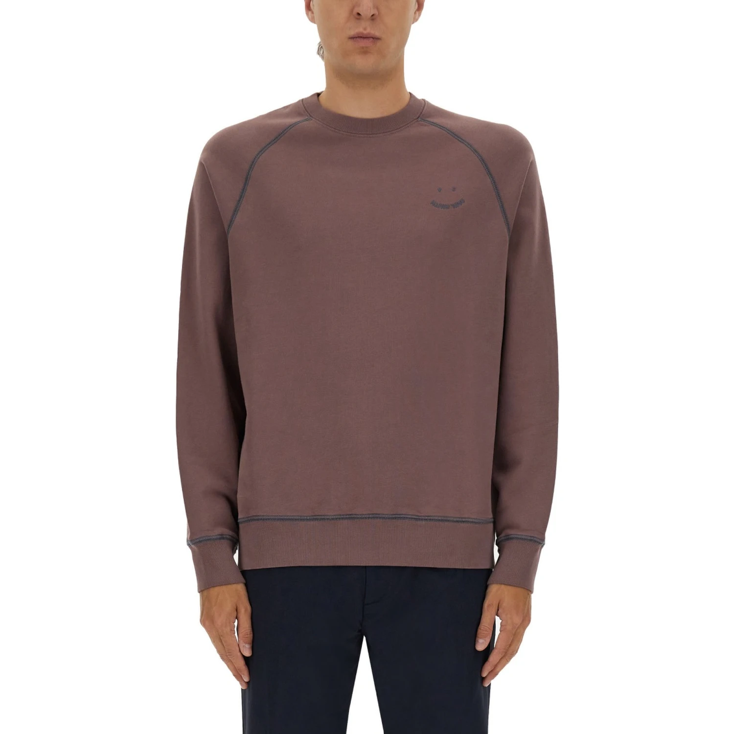 SWEATSHIRT WITH EMBROIDERY PS HAPPY