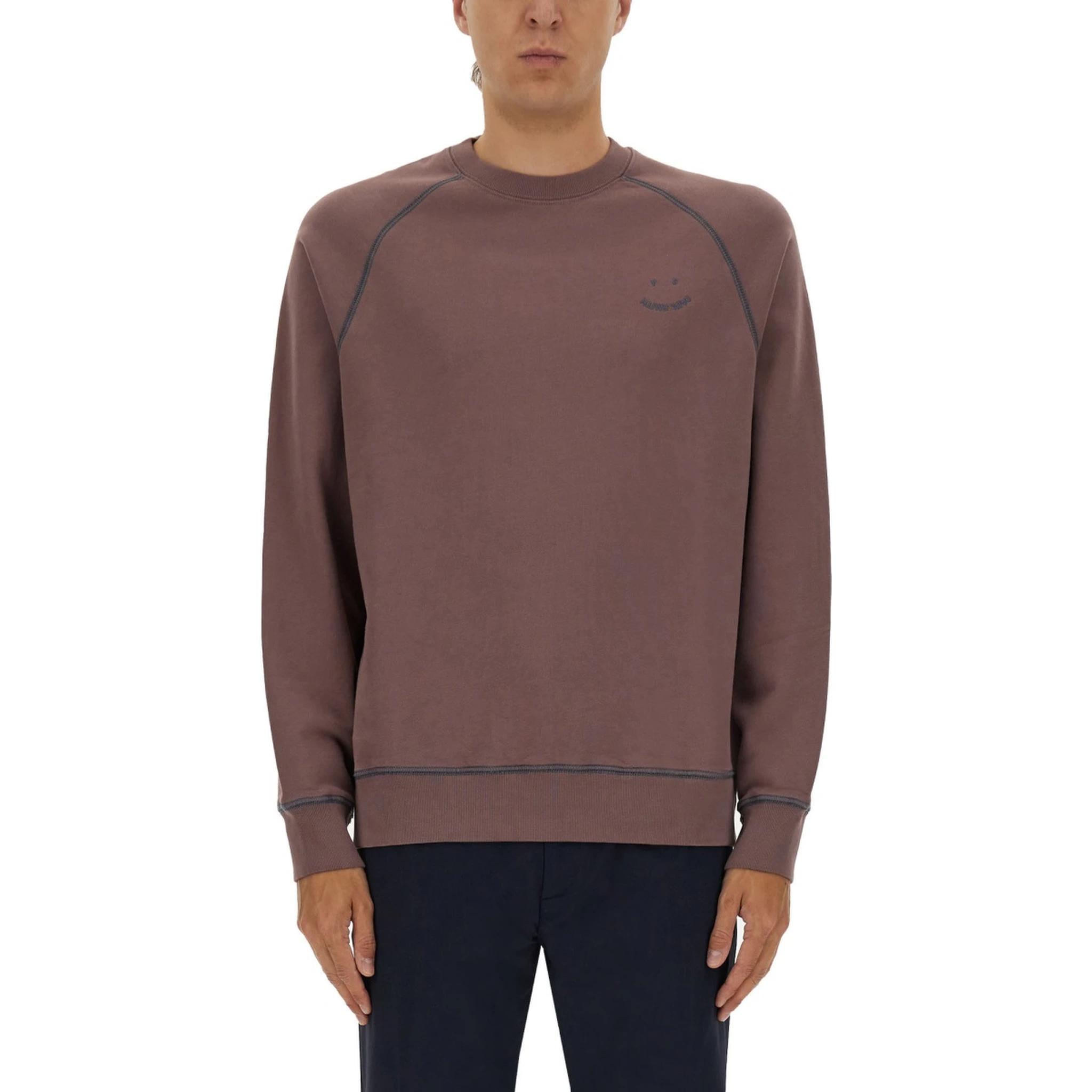 SWEATSHIRT WITH EMBROIDERY PS HAPPY