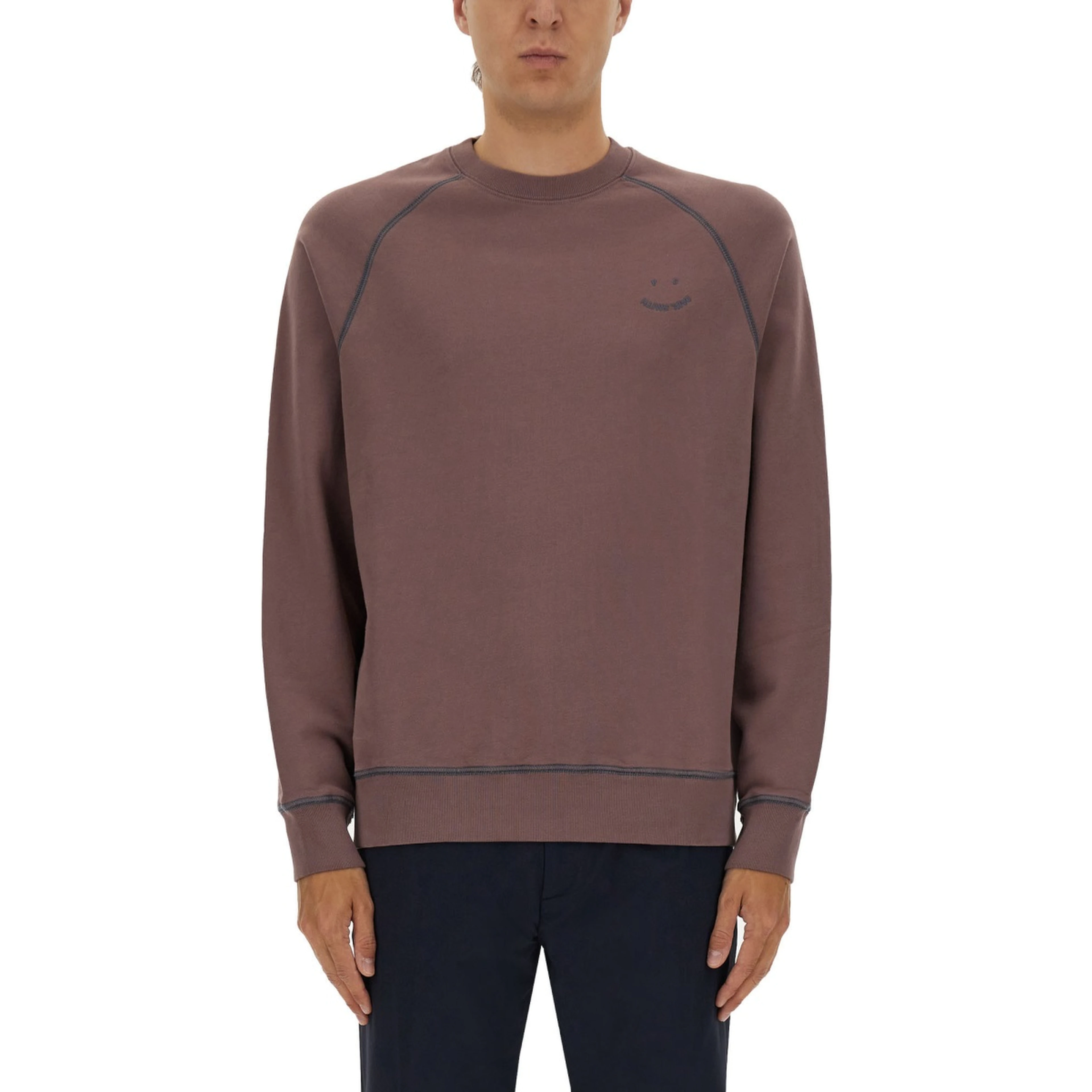 SWEATSHIRT WITH EMBROIDERY PS HAPPY