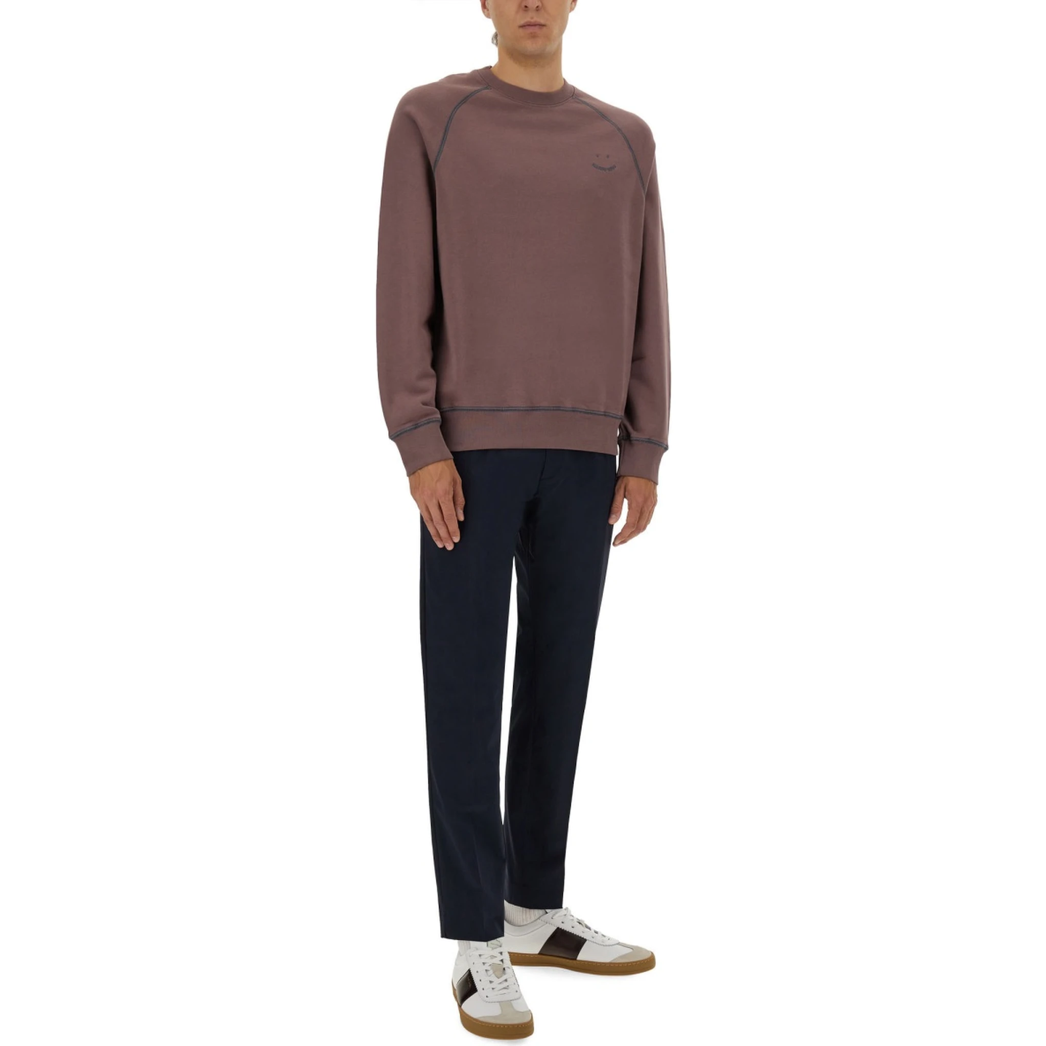 SWEATSHIRT WITH EMBROIDERY PS HAPPY