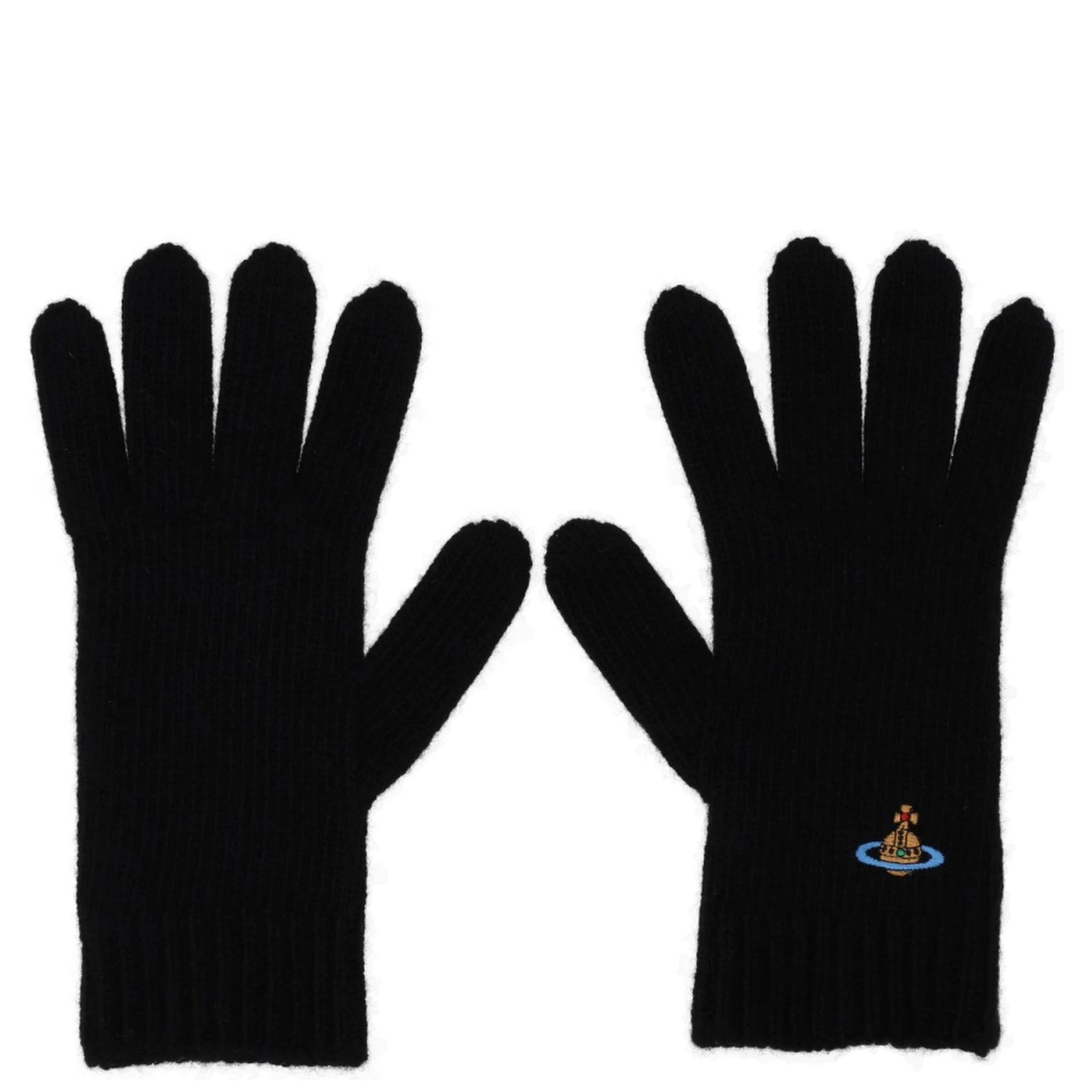 GLOVES WITH ORB EMBROIDERY