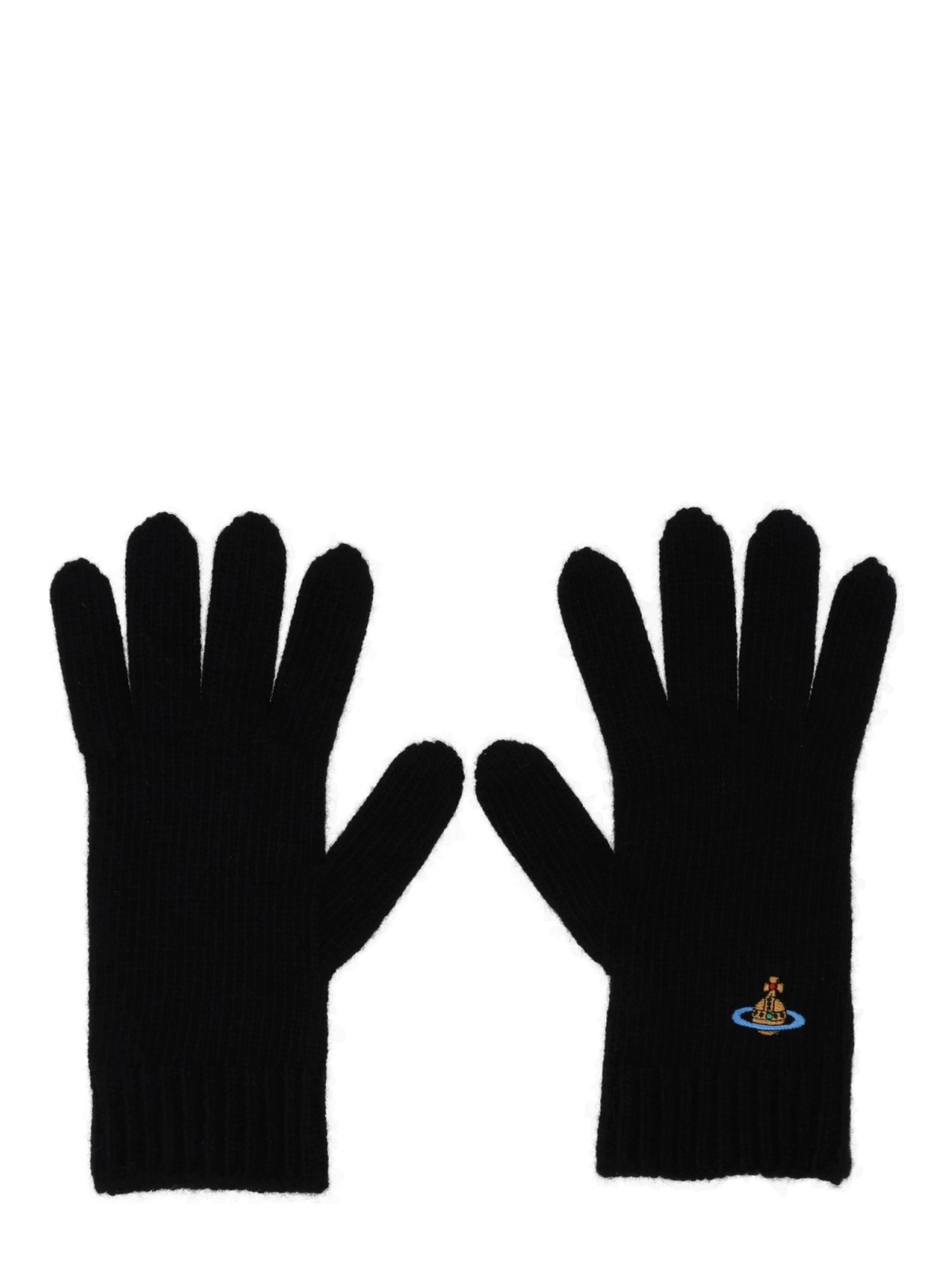 GLOVES WITH ORB EMBROIDERY