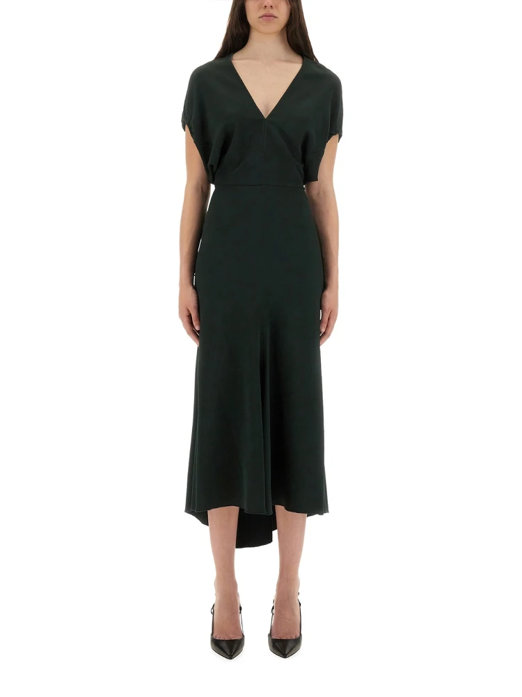 BLOUSON MIDI DRESS
