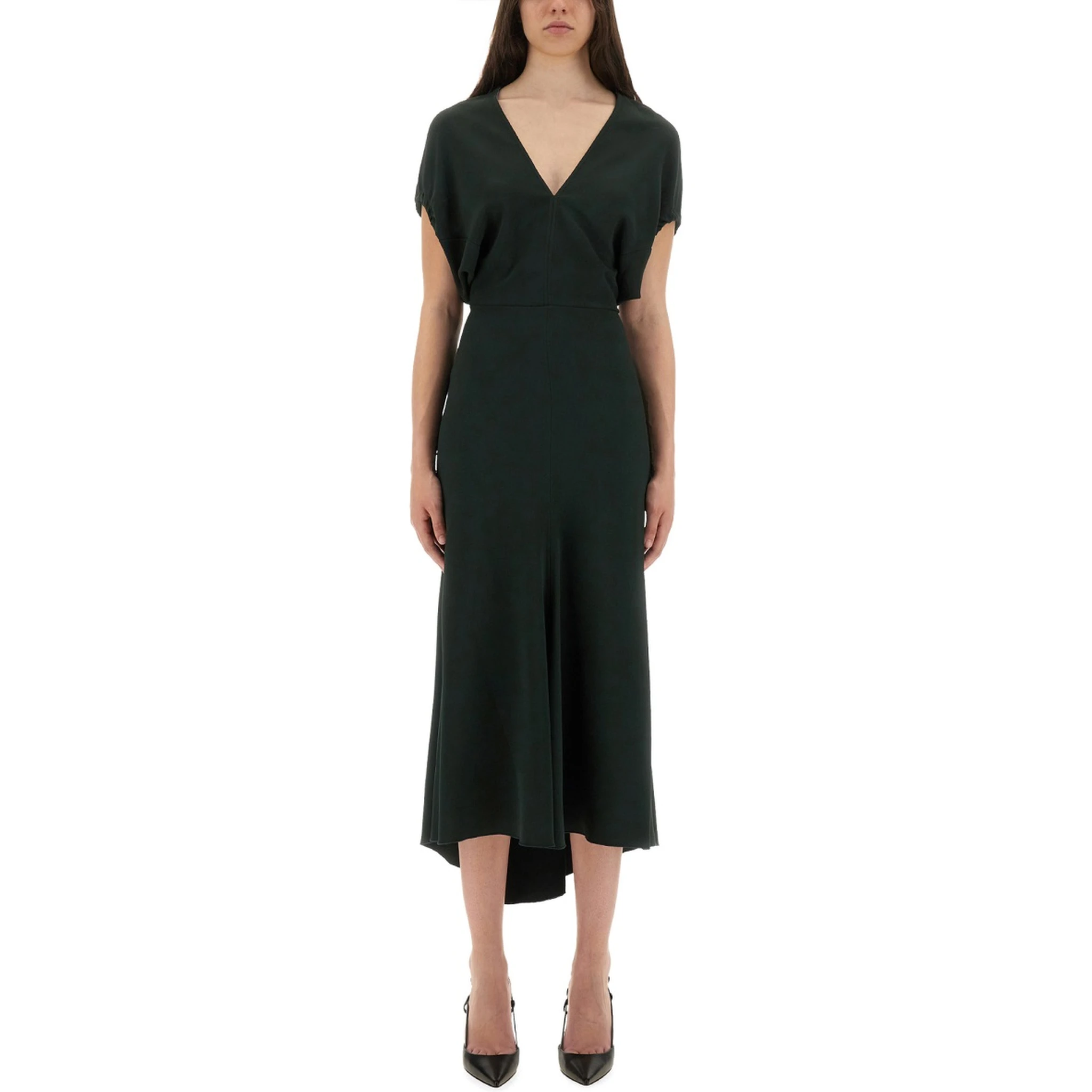 BLOUSON MIDI DRESS