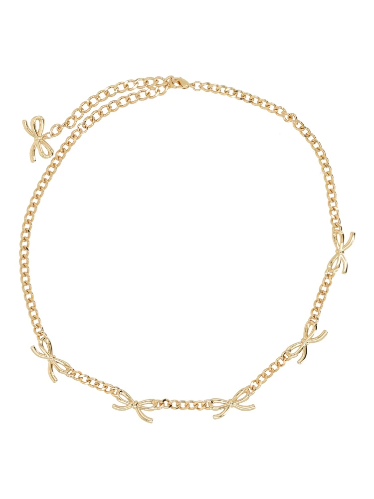 NECKLACE WITH BOWS AND CRYSTALS alternative