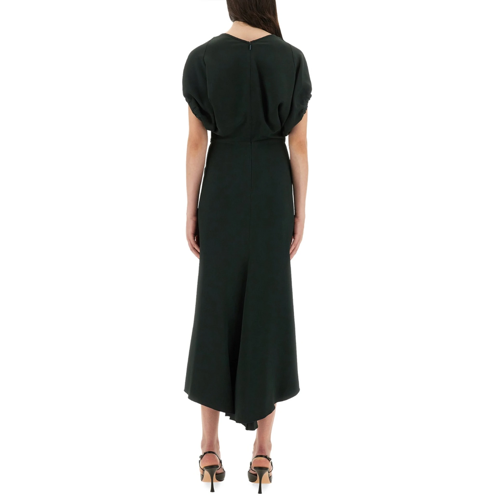 BLOUSON MIDI DRESS