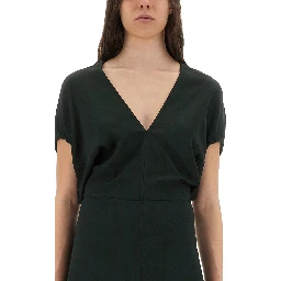 BLOUSON MIDI DRESS