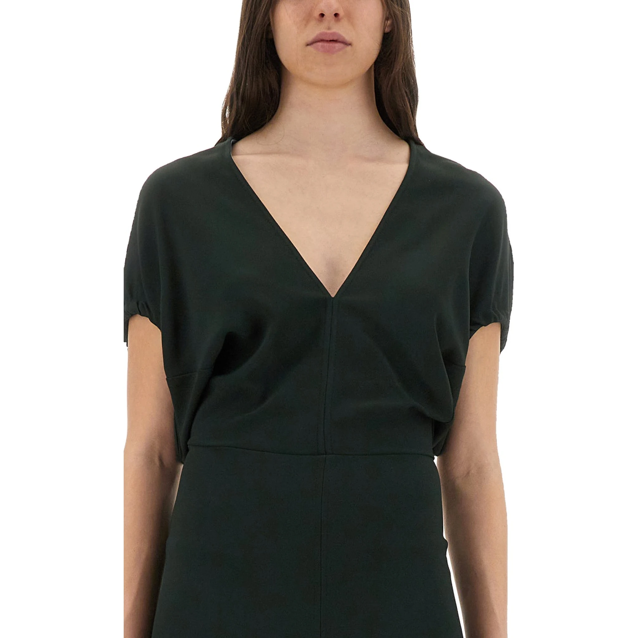 BLOUSON MIDI DRESS