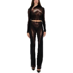 PANTS WITH "BODY DUST" PRINT