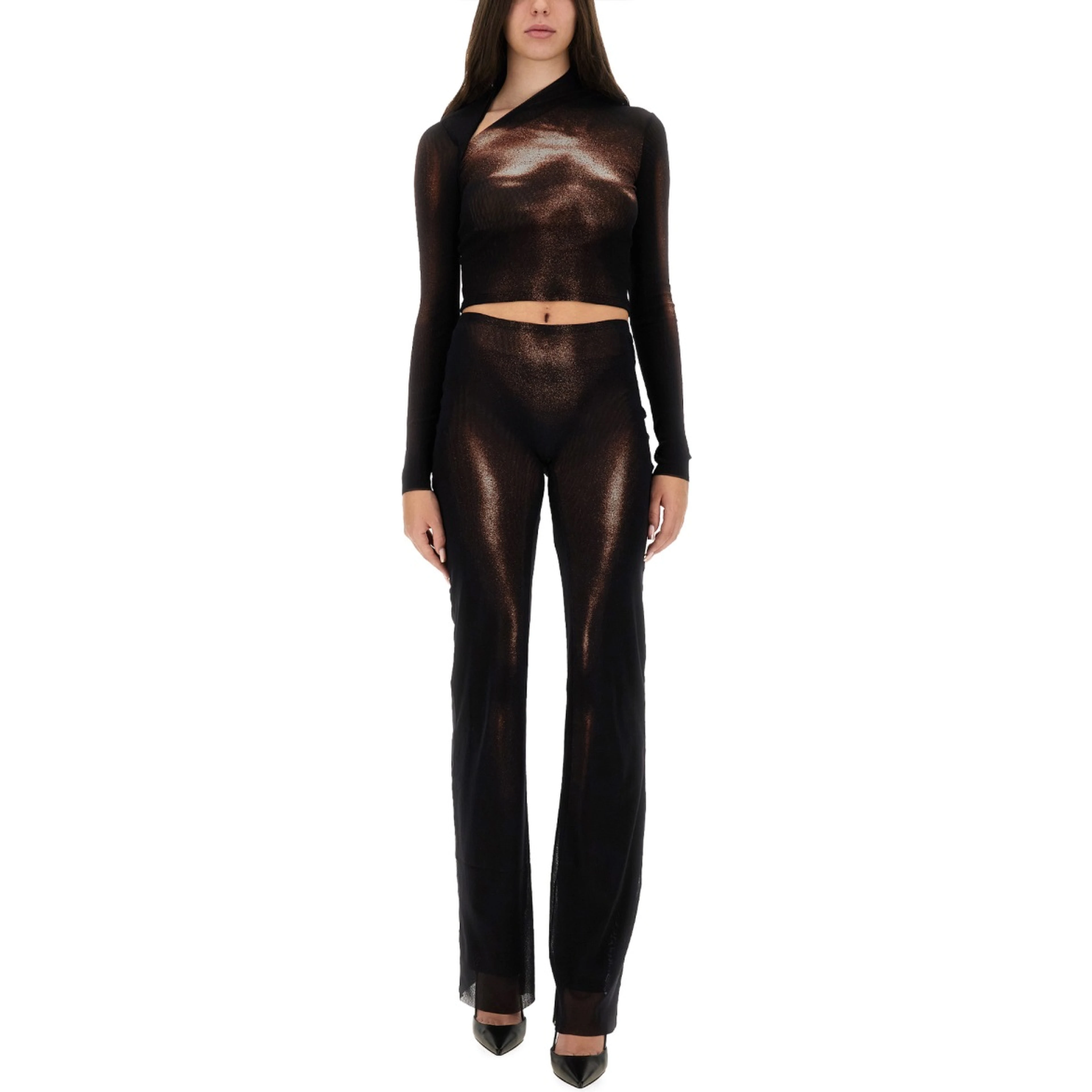 PANTS WITH "BODY DUST" PRINT